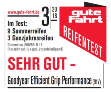 195/50 R 15 tl.  82 V  Goodyear  EfficientGrip Performance, FP
